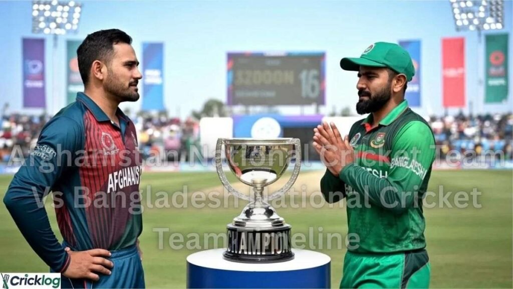 Afghanistan National Cricket Team Vs Bangladesh National Cricket Team Timeline