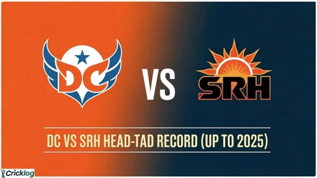 DC vs SRH head-to-head record 2025.