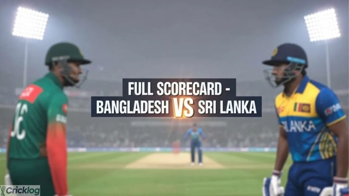 Bangladesh vs Sri Lanka Match Scorecard