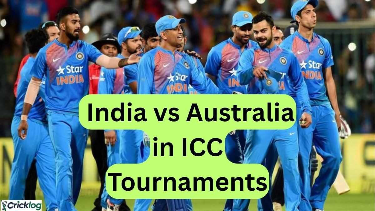 India vs Australia ICC match team.