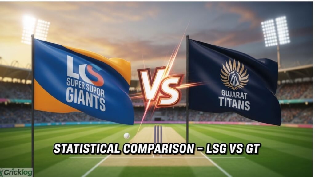 LSG vs GT statistical comparison.