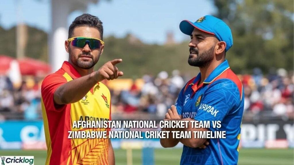 afghanistan national cricket team vs zimbabwe national cricket team timeline​