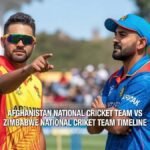 afghanistan national cricket team vs zimbabwe national cricket team timeline​