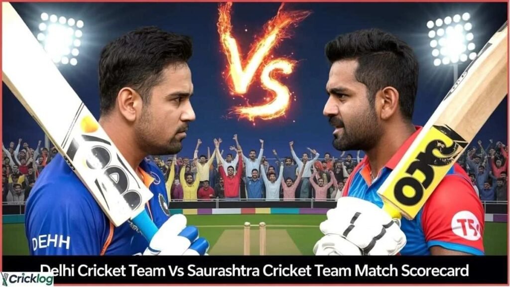 Delhi Cricket Team vs Saurashtra Cricket Team match scorecard