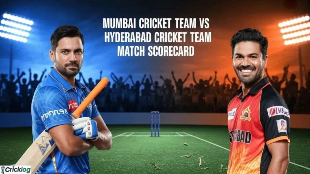 hyderabad cricket team vs mumbai cricket team match scorecard​