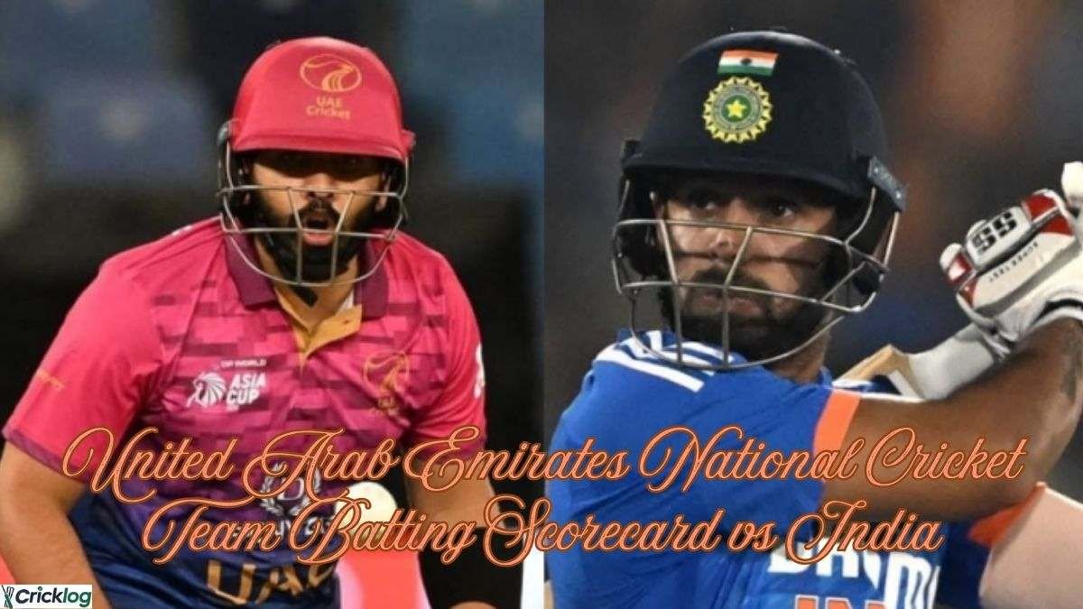 UAE vs India cricket batting clash