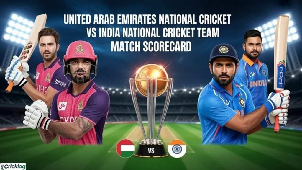 united arab emirates national cricket team vs india national cricket team match scorecard