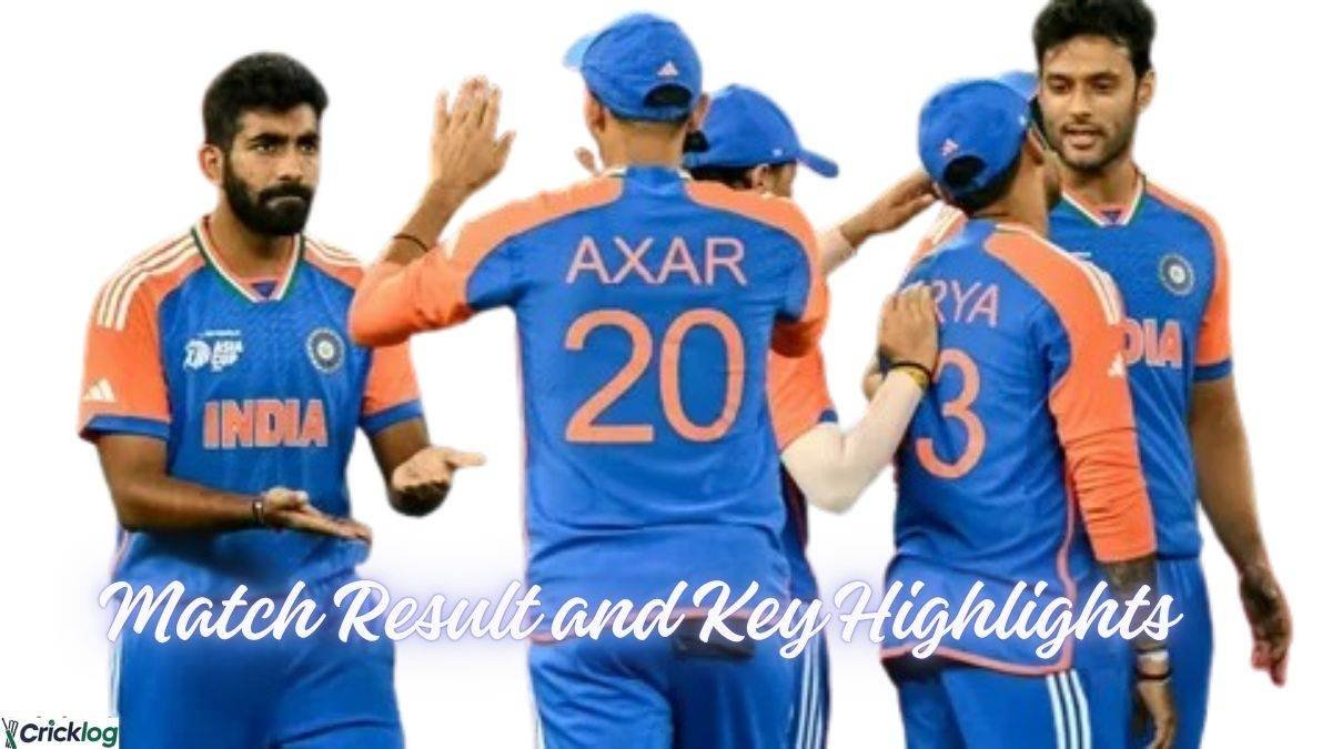 India Cricket Team Match Highlights