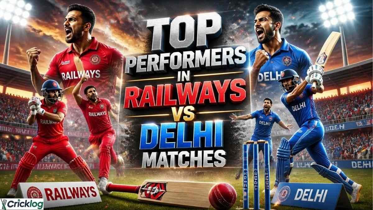 Top Performers in Railways Delhi Matches