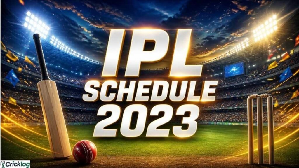 IPL Schedule 2023