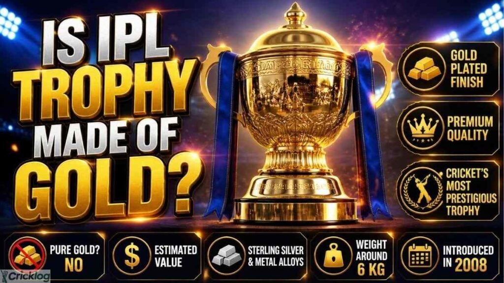 IS IPL Trophy Made of Gold
