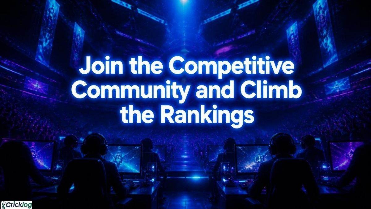 Competitive esports players competing in a gaming tournament