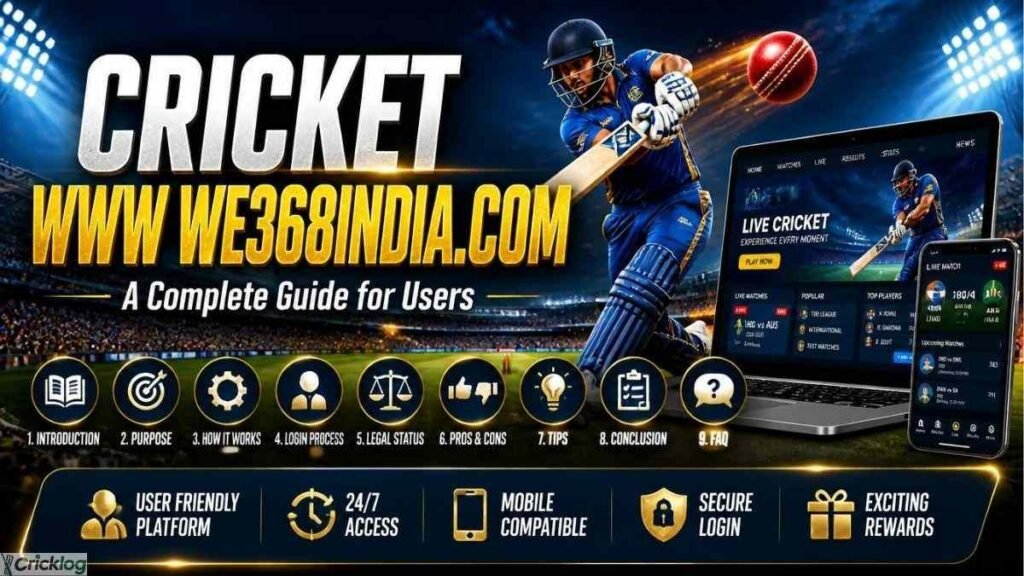 CRICKET WWW WE368INDIA.COM