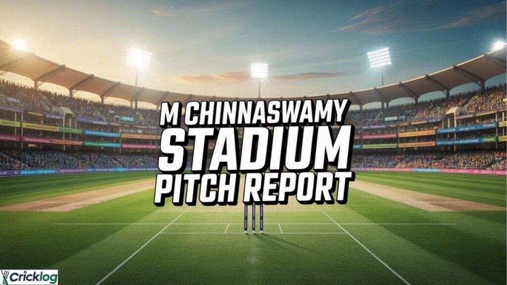 m chinnaswamy stadium pitch report​.