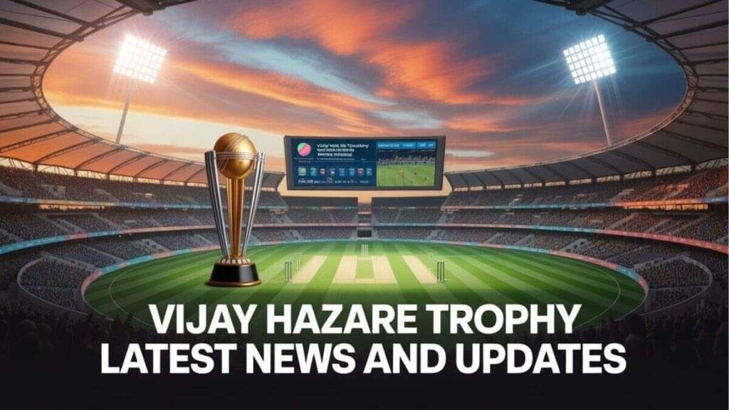 Vijay Hazare Trophy cricket stadium.