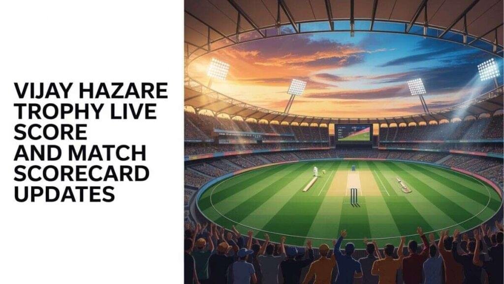 Vijay Hazare Trophy live score stadium.
