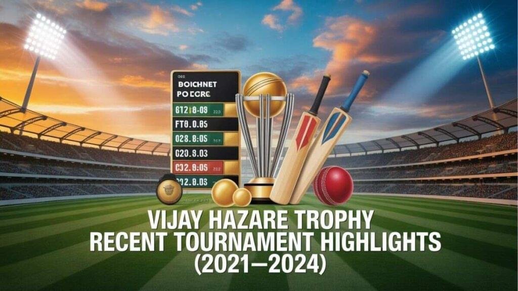 Vijay Hazare Trophy highlights stadium.