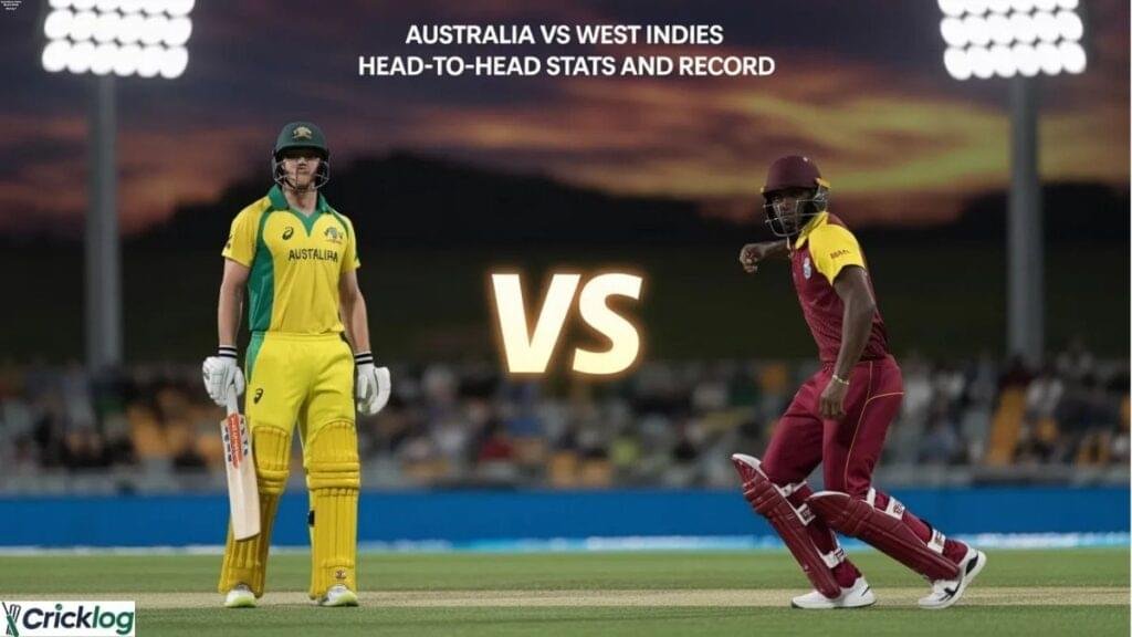 Australia vs West Indies cricket stats.