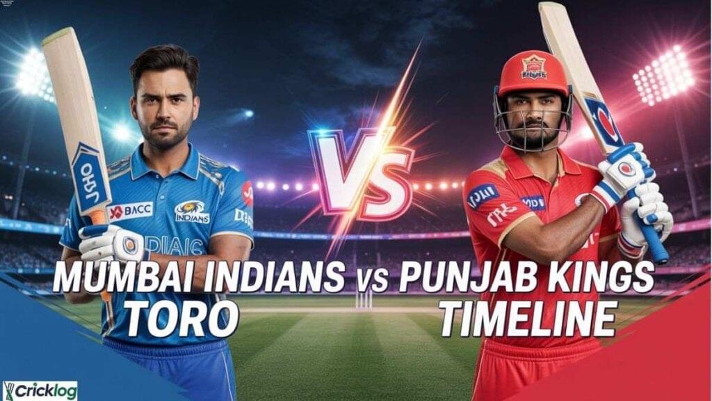 mumbai indians vs punjab kings timeline.