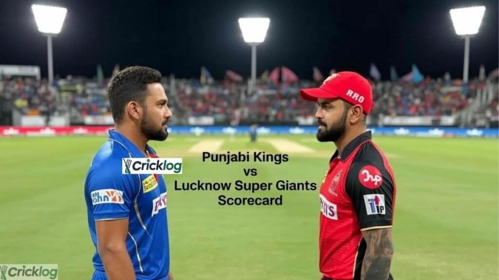 Punjab Kings vs Lucknow Super Giants Match Scorecard.