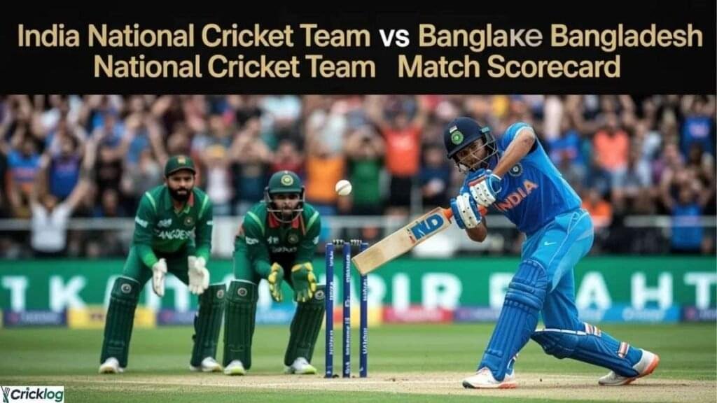 India National Cricket Team vs Bangladesh National Cricket Team Match Scorecard