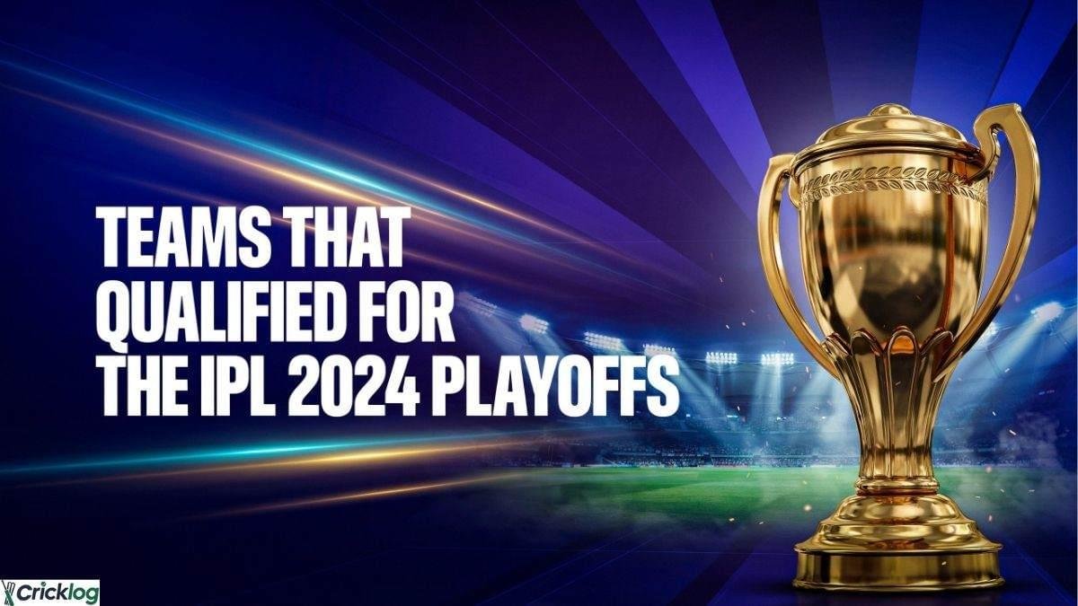 IPL 2024 Playoffs Teams Trophy