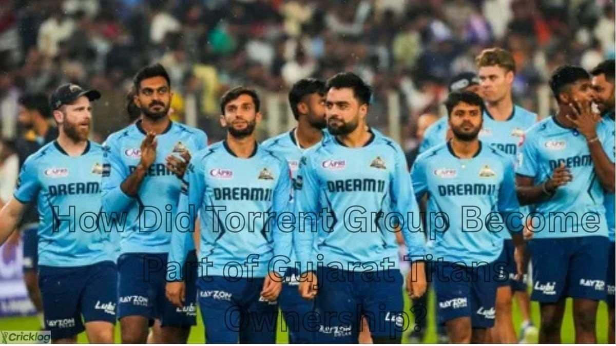 Gujarat Titans players on the cricket field