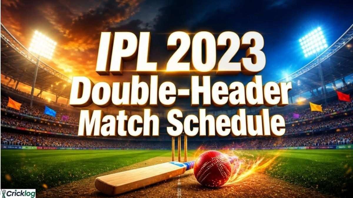 IPL 2023 Double-Header Match Schedule