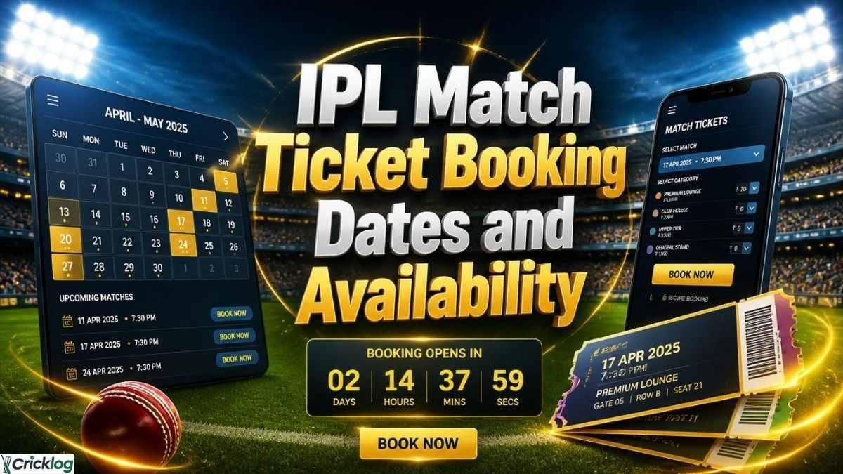 IPL match ticket booking dates and availability