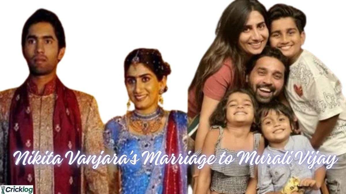 Nikita Vanjara and Murali Vijay family photo
