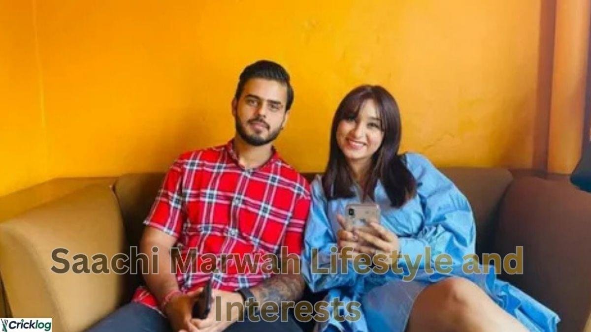 Saachi Marwah and Nitish Rana sitting together