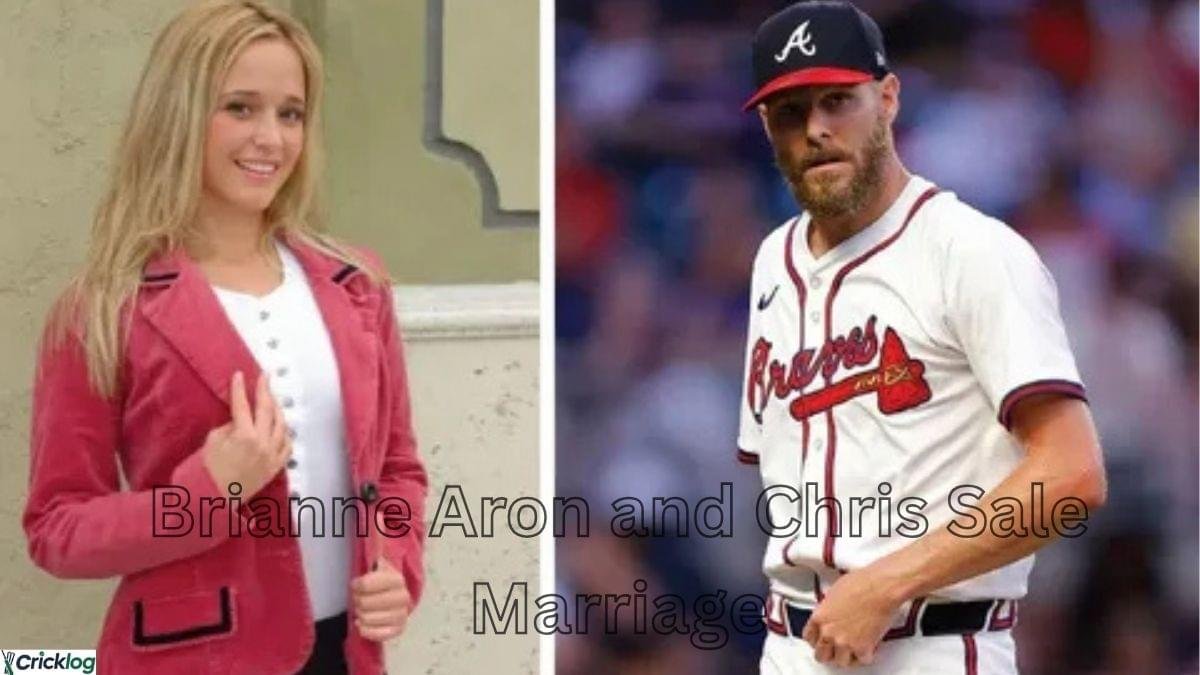Brianne Aron and Chris Sale together in a split photo