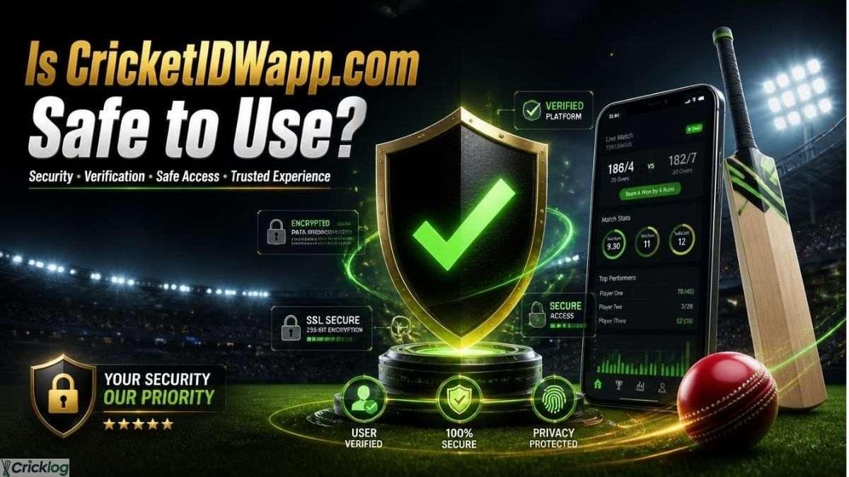 Is CricketIDWapp safe to use? Security and verification banner