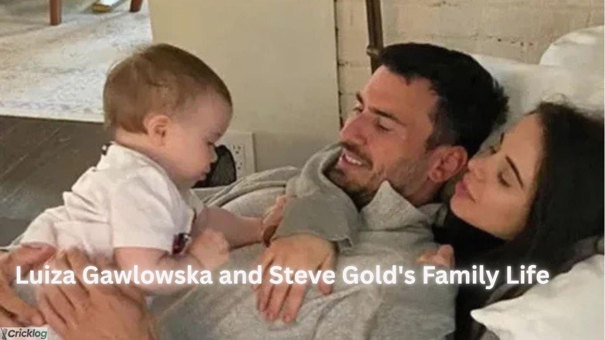 Luiza Gawlowska and Steve Gold with baby